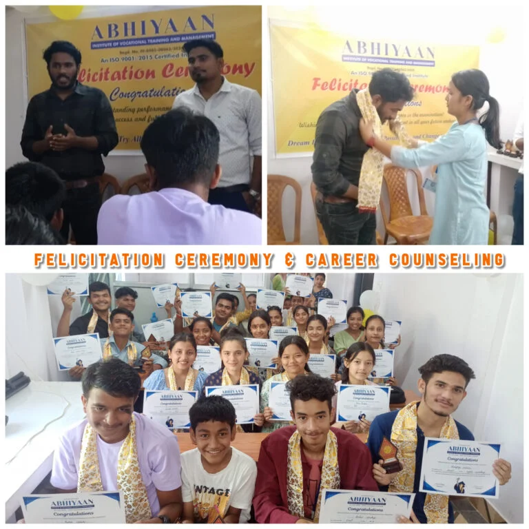 Abhiyaan Institute Congratulated First Ranked Students in MP & HS Exams