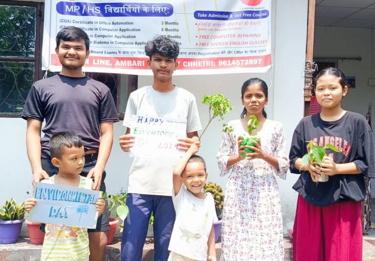 Celebrating World Environment Day at Abhiyaan Institute, Ambari Branch!